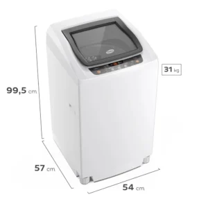 Lavarropas Carga Superior Gafa FuzzyFit 7kg Blanco - Image 4