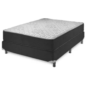 Colchon Y Sommier Piero Spring 2 Plazas 140 X 190 Resortes