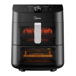 Freidora Midea Digital Sin Aceite 2 zonas de 11L - AF-D211BAR1 - Image 1