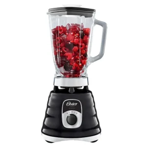 Licuadora Oster® clásica  negra con perilla ergonómica de 3 velocidades BLST4655B