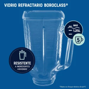 Licuadora Oster® clásica  negra con perilla ergonómica de 3 velocidades BLST4655B - Image 5