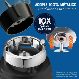 Licuadora Oster® clásica  negra con perilla ergonómica de 3 velocidades BLST4655B - Image 6