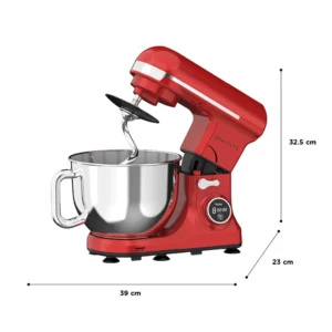 Batidora Planetaria Digital Smartlife SB0037 1100W Roja - Image 15