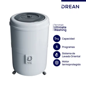 Lavarropas semiautomático 5 Kg Blanco Drean - LRDR56SB0