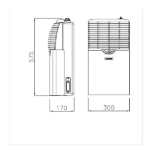 Calefactor a gas Longvie Tiro Balanceado Eba2u 2000kcal Premium - Image 3