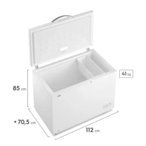 Freezer Horizontal Gafa 316L Blanco Función Turbo FGHF300B-L - Image 4