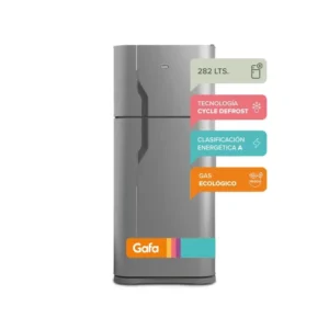 Heladera con freezer Gafa HGF358AFP Plata 282lts - Image 4