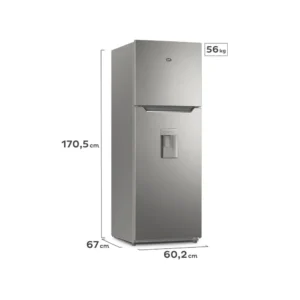 Heladera Gafa No Frost 354L C/DISP Inverter Plata HGNW333P - Image 3