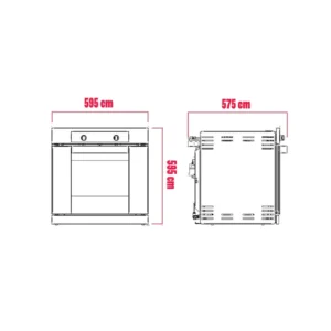 Horno a Gás Longvie H1900XF De Empotrar - Imagen 10