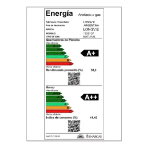 Cocina Longvie13331gf 56cm Grafito Cajón Parrilla - Image 8