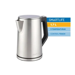 Jarra eléctrica Smartlife digital 1.7 L Inox - SL-EKD1520