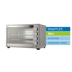 Horno Eléctrico SmartLife con Spiedo 50 Litros SL-TOR050PN