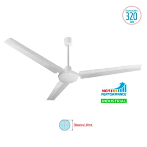 Ventilador De techo Industrial Liliana Motor con doble rodamiento blindado VTHI503