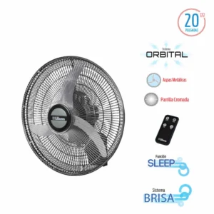 Ventilador De pared Liliana Orbital Control remoto + timer - VWC2016 - Image 1