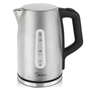 Pava eléctrica Midea acero inoxidable con control 1,7L