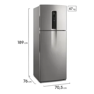Heladera Electrolux Top Freezer No Frost 508L Plata IT70S - Image 3