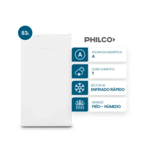 Heladera Bajo Mesada Philco 83L Blanca - 94PHBM093B2
