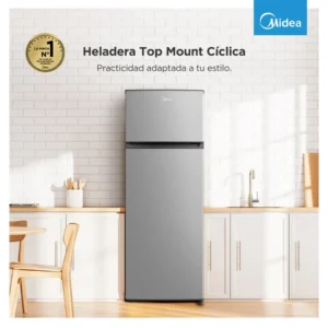 Heladera Cíclica Midea Top Mount 240L Silver - MDRT333FGE50A - Image 4