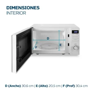 Microondas Philco MPHDW20UAP Digital 20L Blanco - Image 4