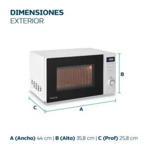 Microondas Philco MPHDW20UAP Digital 20L Blanco - Image 3