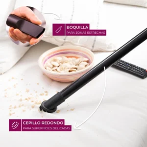 Aspiradora Atma Trineo Compact Power violeta 1.5 lts 1500W - 91AS8933PI - Image 4