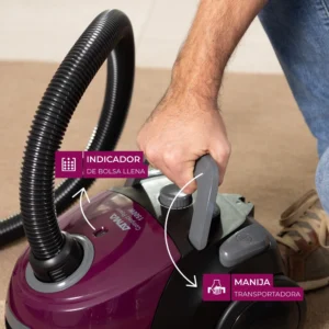 Aspiradora Atma Trineo Compact Power violeta 1.5 lts 1500W - 91AS8933PI - Image 7