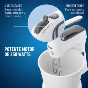 Batidora De Mano Y Pedestal Oster 3610 Bowl Giratorio 3.7 L - Image 7