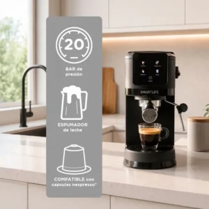 Cafetera Smartlife Expreso Digital 20 BAR SL-ECD5403N - Image 4