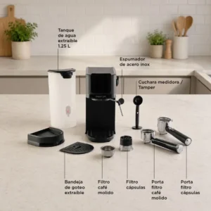 Cafetera Smartlife Expreso Digital 20 BAR SL-ECD5403N - Image 3