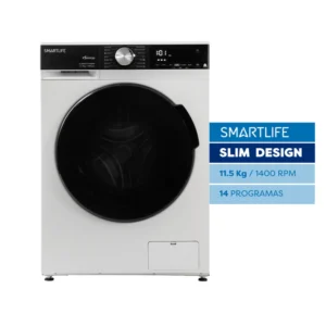Lavarropas Smartlife Carga Frontal SL-WMI1151400W Inverter 11.5KG Blanco