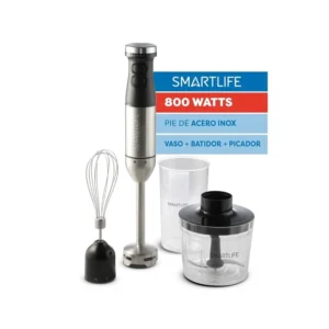Mixer Smartlife con Recipiente Picador, Batidor y Vaso Medidor 800W - SL-SM5010FPN