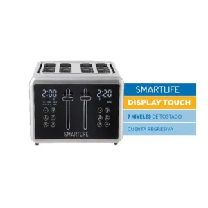 Tostadora Smartlife Digital SL-TOD1520 4 Panes 1700 Watts