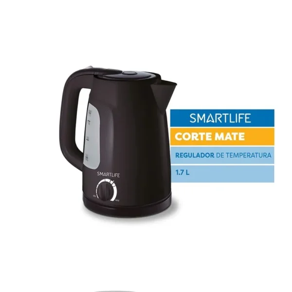 Pava Eléctrica Smartlife Corte Mate SL-EK1714 Negra - 5