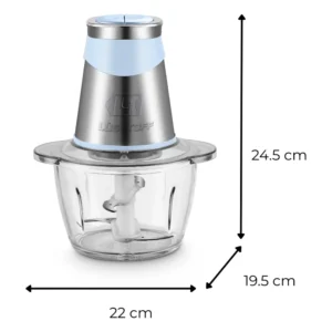 Picadora De Lusqtoff Procesadora 500w 1200ml Bowl De Vidrio - LQ-CH080 - Image 6