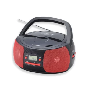 Radio Reproductor D-C120USB | Rojo - Image 1