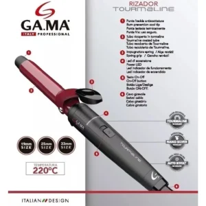 Rizador de Pelo Ga.Ma 25mm Tourmaline - Image 5
