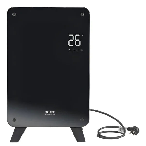 Calefactor Eléctrico Eskabe 1800w Termostato Negro - Fd2t - 4