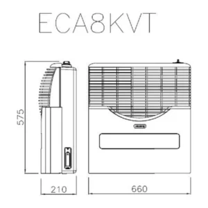 Calefactor a gas Longvie Sin Salida (PRM) 7500 - ECA8KVT - Image 3