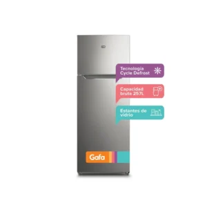 Heladera Gafa 319L Top Freezer Puerta Reversible Plata - HGF311P - Image 4