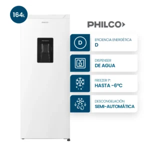 Heladera One Door Philco164L Con Dispenser - PHSD170BD - Image 1