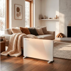 Calefactor Panel de Vidrio Smartlife 2000W Portatil Blanco - SL-VTM2000WPN - Image 6