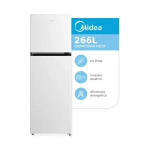 Heladera Midea No Frost Inverter Top Mount 266L - MDRT385MTF01AD