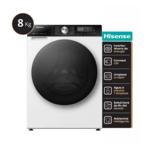 Lavarropas Inverter Hisense Smart 8kg 3S  Blanco - 94WF3S8043BW - Image 6