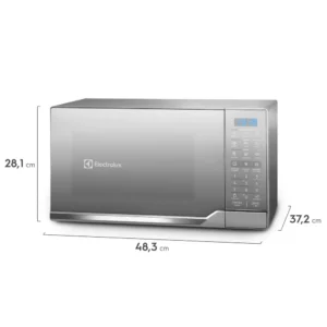 Microondas Electrolux 25L Plata con Grill y Función Descongelar - EMDM25G5GSYG - Imagen 4