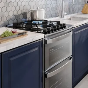 Cocina a Gas Electrolux  4 Hornallas Doble Horno Inox - F4EDM - Imagen 3