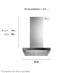 Campana Electrolux CE6TF medidas