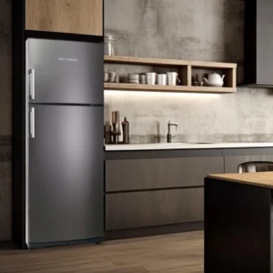 Heladera Kohinoor con Freezer Arriba 413 L. Inox KHDA43/8 - Imagen 2
