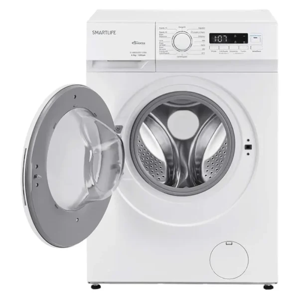 Lavarropas Smartlife Carga Frontal SL-WM26I0651200W Inverter 6.5kg Blanco