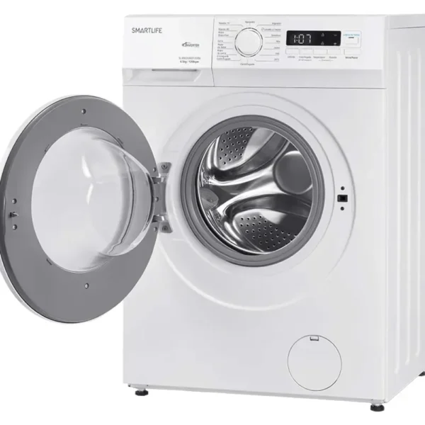Lavarropas Smartlife Carga Frontal SL-WM26I0651200W Inverter 6.5kg Blanco