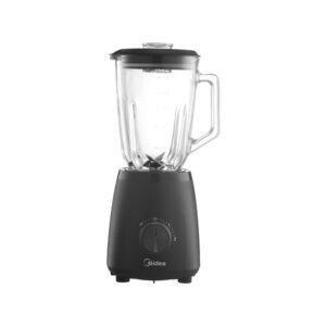 Licuadora Midea TB-MB06BAR1 600W negra con jarra de vidrio